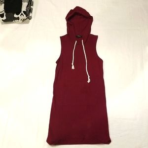 Ambiance Sleeveless dress with a hood